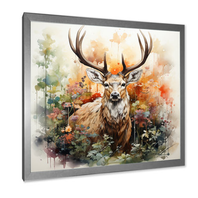 " Deer Abstracted Nature "