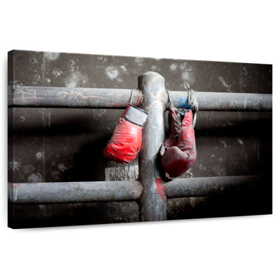 Retired boxing gloves Sireci