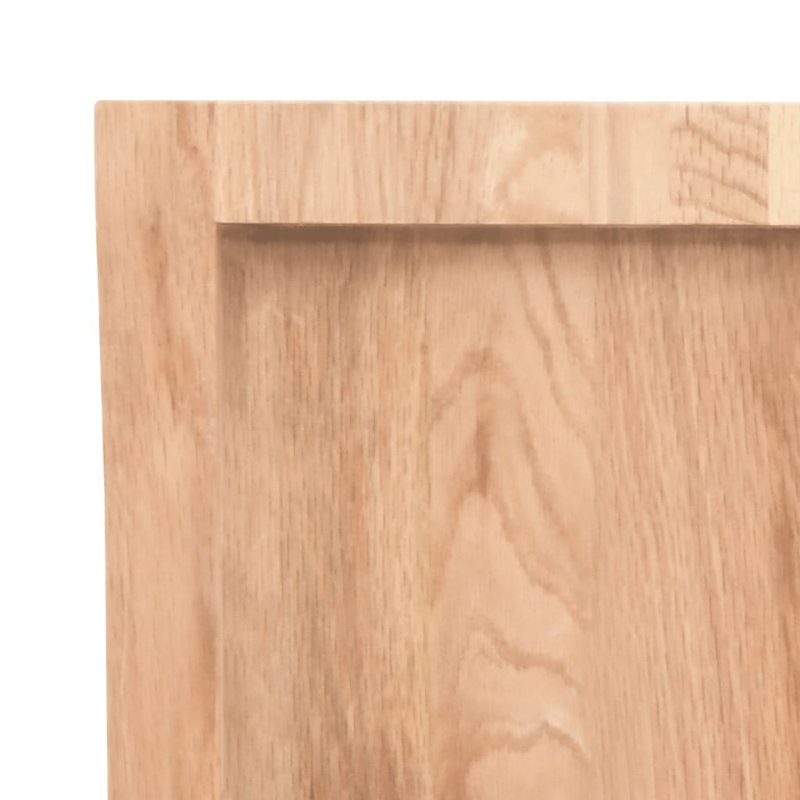Azurie 100cm Solid Wood Bathroom Vanity Top, Light Brown