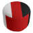 Blanc / rouge / noir