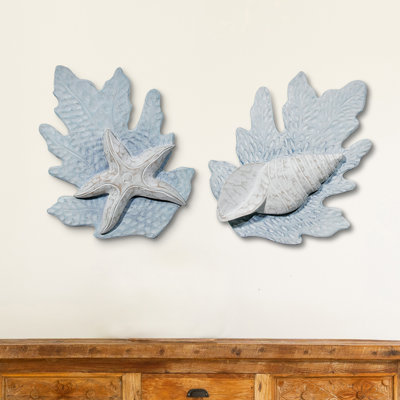 Handmade Coastal Landscape & Nature Solid Wood Wall Decor