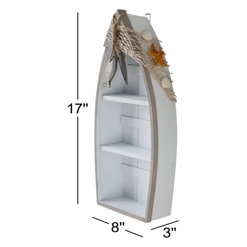 Tablette murale en bois pour bateaux Hofmann