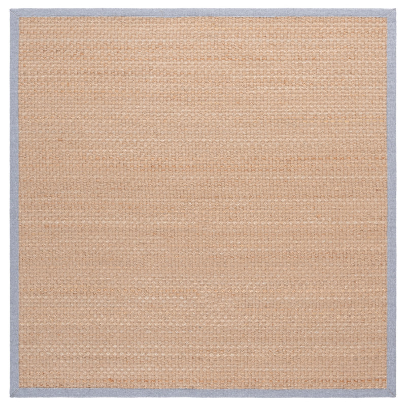 Natural Fiber 142 Area Rug In Maize / Brown, Rectangle 4' x 6'