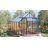 Double Door Polycarbonate Greenhouse Raised Base And Anchor Aluminum Heavy Duty Walk-In Greenhouses-113914533-113914535