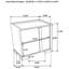 Ensemble de chambre avec grand lit 4 pièces Natural-1954058821
