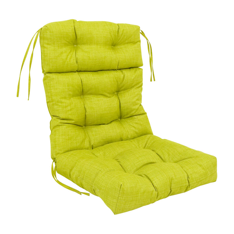 Outdoor Seat / Back Cushion, 20" W x 42" D, Lime