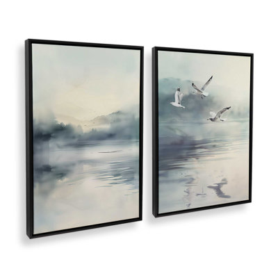 Misty Soar Set of 2 Canvas Prints