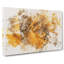 Golden Rose Flower - Wrapped Canvas-56665803