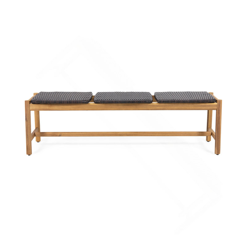 3 Seater Bench, Gray