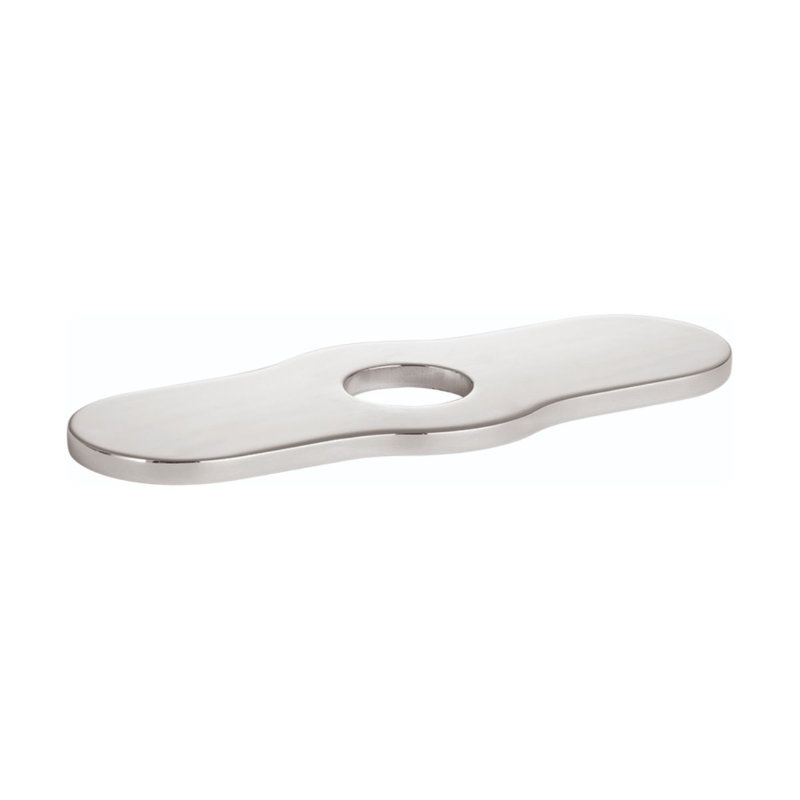 Joleena Hansgrohe Plaque de base pour robinets à un trou Plaque de base transitionnelle de 6 pouces pour robinet de baignoire en chrome, 04778000