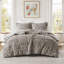 Ensembles de literie douillets en fausse fourrure simple TG gris moderne