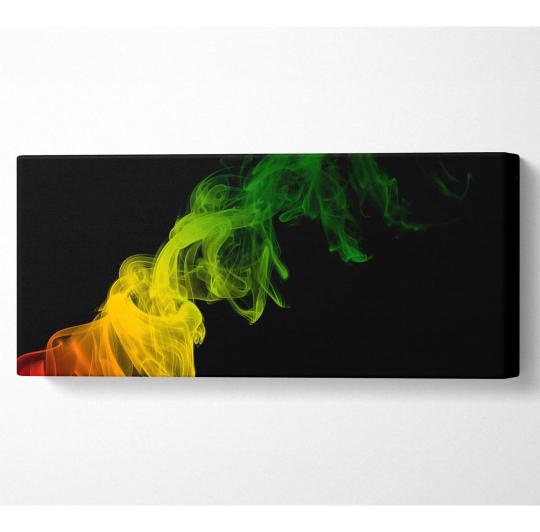 Smoke Twist Rainbow - Wrapped Canvas Kunstdrucke