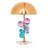Lapointe 1-Light Gold Table Lamp With A Shade And Crystal Accents