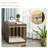 Furniture Style Dog Crate End Table with Removable Door Panel