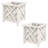  Lattice Planter Box 2-Pack, White-367224040