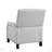 Push Back Reclining Chair Transitional Style Chenille Upholstery 1Pc Cushion Seat Modern Living Room Furniture