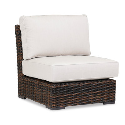 Chaise de patio sans accoudoirs Parris avec coussins Sunbrella®