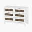 Commode horizontale en bois manufacturé à 6 tiroirs-366578021