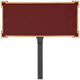 New Yorker 2-Line Lawn Address Sign