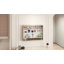 HOMCOM 5 Tier Wall Display Shelf Unit Cabinet w/ Shelves Glass Doors-96002889