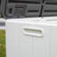 Armoire de rangement d'extérieur carrée 110 gallons avec roues Decksplore-101510247