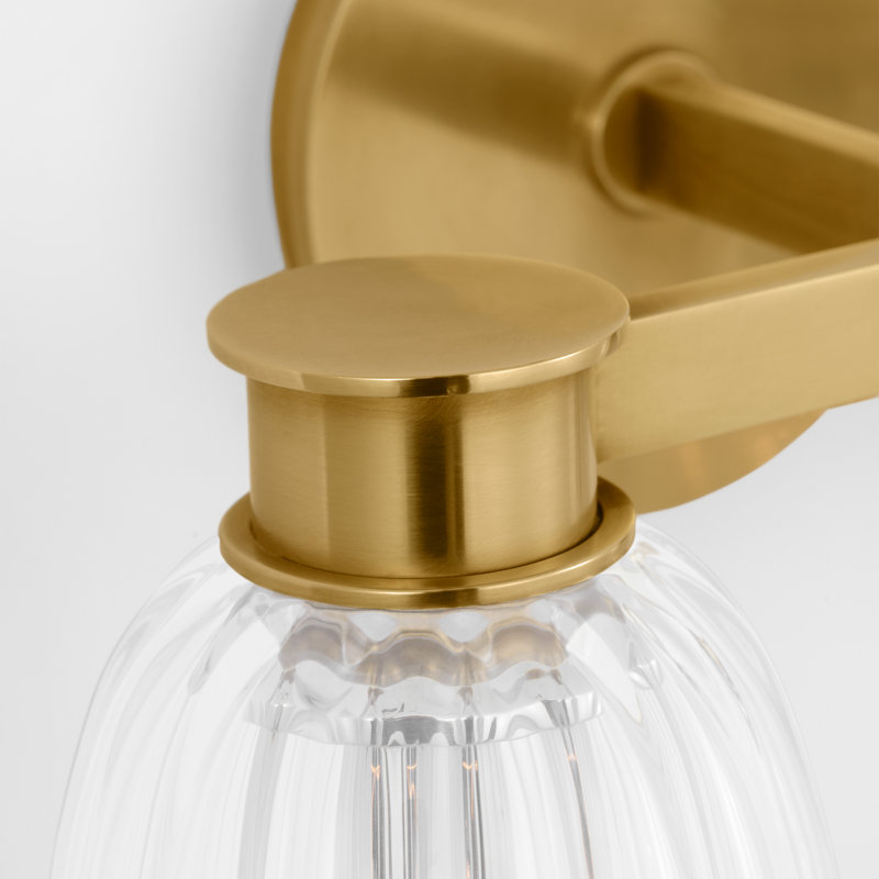 Asalea 2 - Light Vanity Light, Antique Burnished Brass