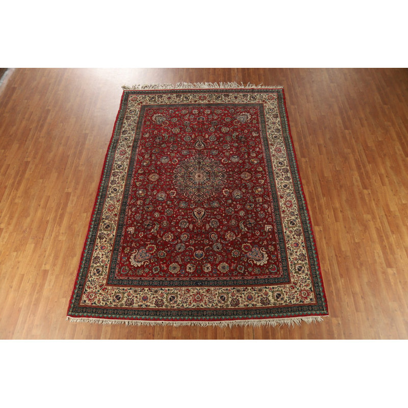 Tapis traditionnel à teinture végétale 8 x 11