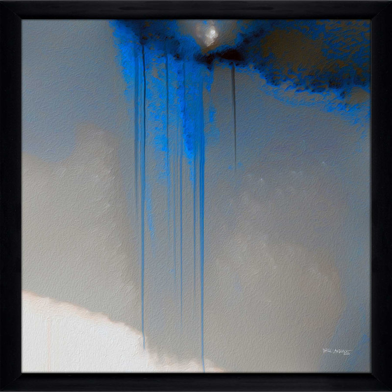 Jean 11: 35, Jésus Wept par Mark Lawrence - impression, H 37,5 po x l 37,5 po x P 1 po, Cadre noir