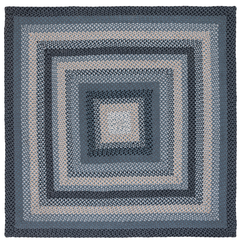 Tapis rayé Styrkar, Carré 6 pi