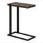 Table d'appoint, en forme de C, bout, côté, collation, salon, chambre à coucher