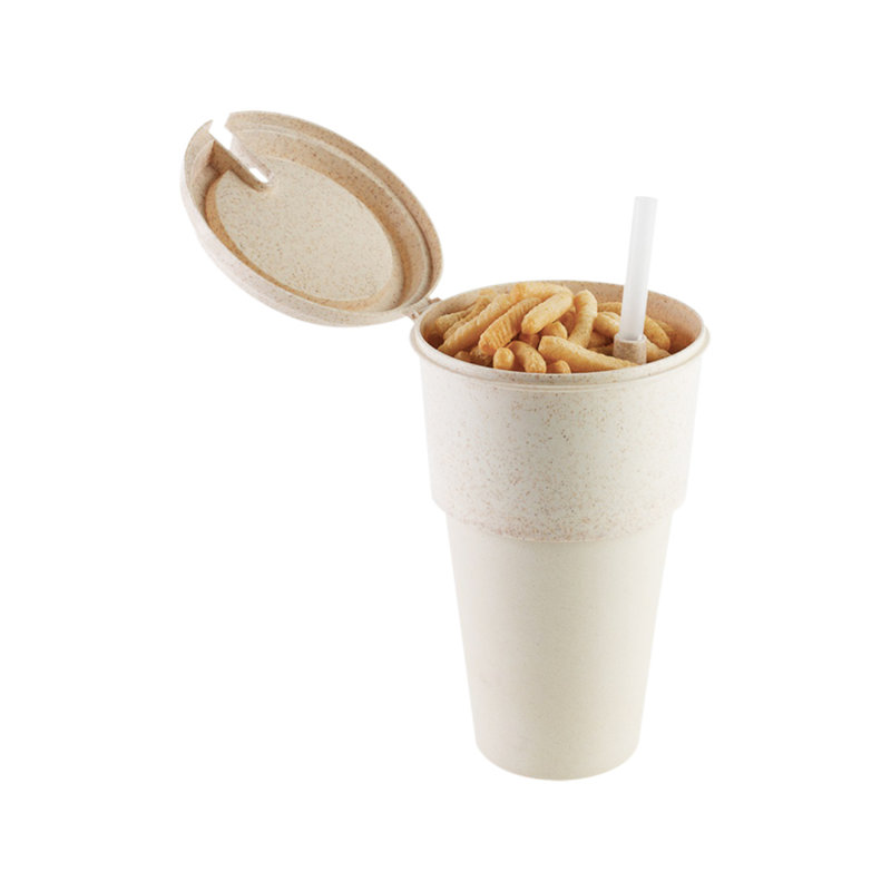 Rebrilliant Kirkpatrick Bamboo Travel Mug, White