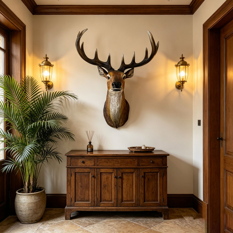 Buste en cerf 14,57 po