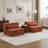 Boneless Modular Sectional Sofa (Orange)-1598852575