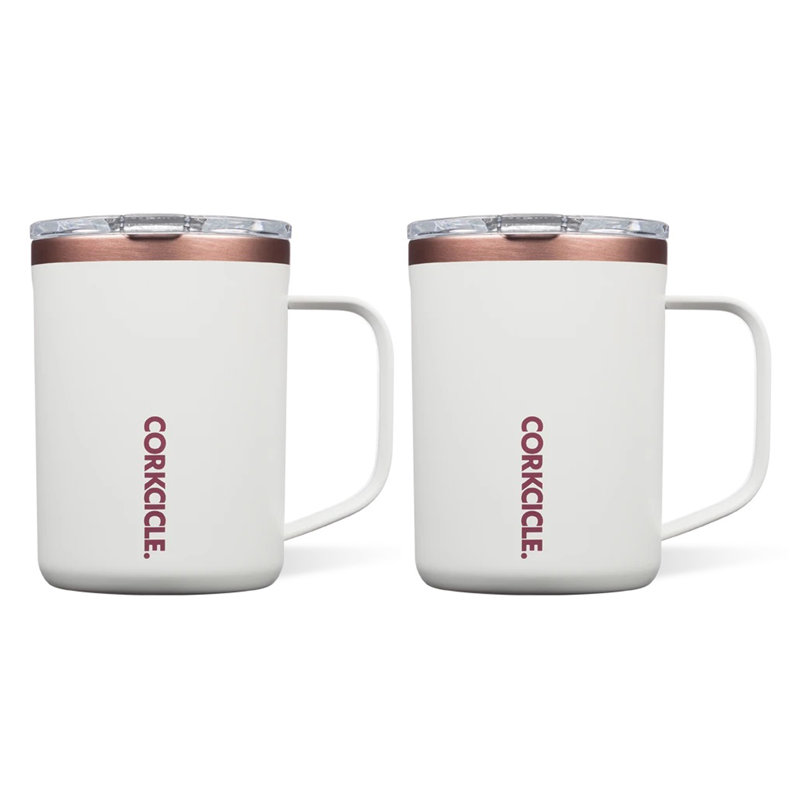Corkcicle 16oz. Triple Wall Insulated Stainless Steel Travel Mug