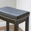 Tabouret de comptoir en bois massif de 26,5 po avec siège rembourré en cuir végétalien Arlyce-1891881079-1897219079