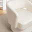 Fauteuil demi-tonneau pivotant, fauteuil club d'appoint pour salon, salle de réception et chambre à coucher-1596649422