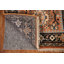 Tapis de couloir indien orange 3x8