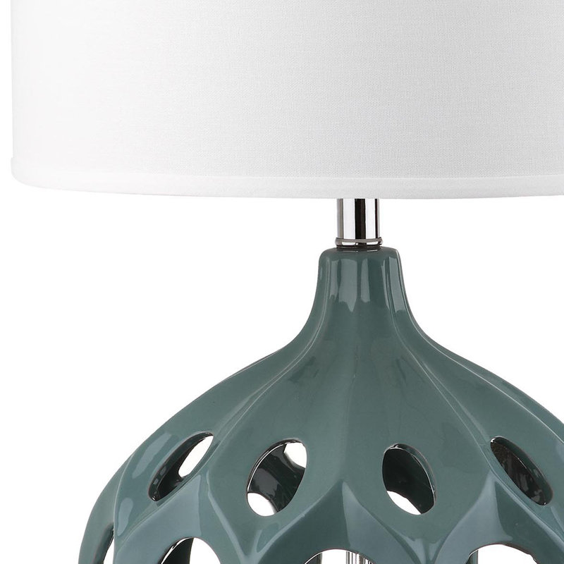 Faticanti Ceramic Table Lamp, Teal