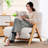Upholstered Accent Armchair Futon Chair Sofa Bed With Solid Wood Frame（set Of 2）-928571394