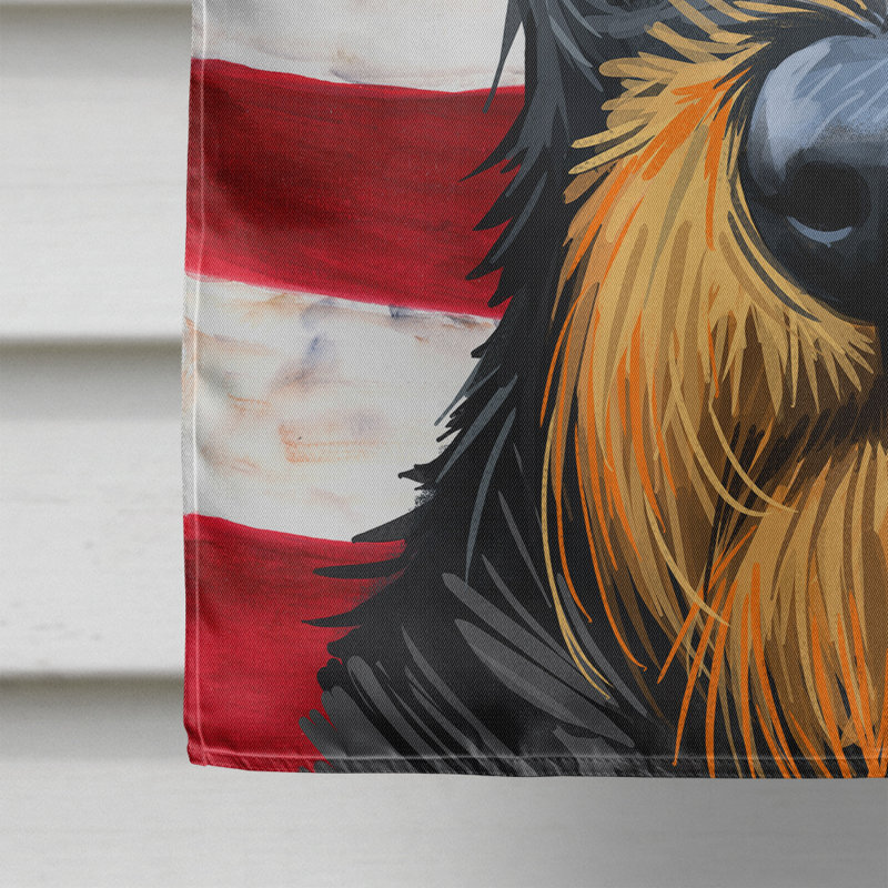 Polyester à 2 côtés 28 x 40 po drapeau maison, Jagdterrier