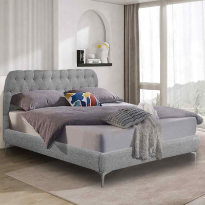 Upholstered Velvet Bed