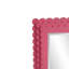 Miroir pastel festonné rose-131633290