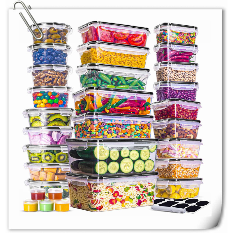 Ensemble de 60 contenants alimentaires Diren