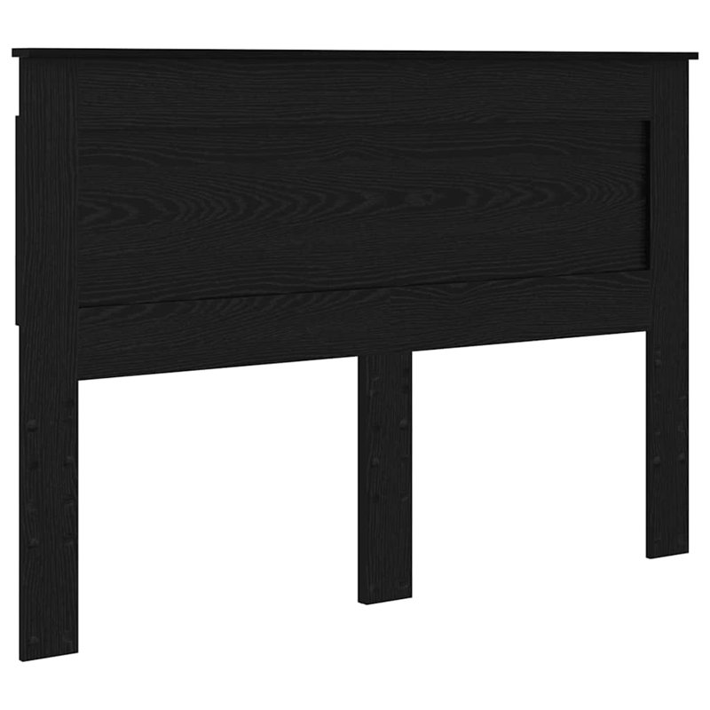Headboard, EU Double - 140 x 200 cm, Black Oak