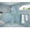 Maven Frameless Arched Fluted Shower Panel