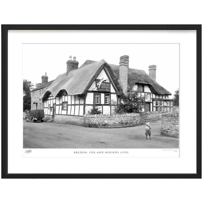 Bredon, Fox And Hounds C1955 by Francis Frith - Single Picture Frame Print, 60cm H x 80cm W x 2.3cm D