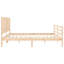 Solid Wood Bed