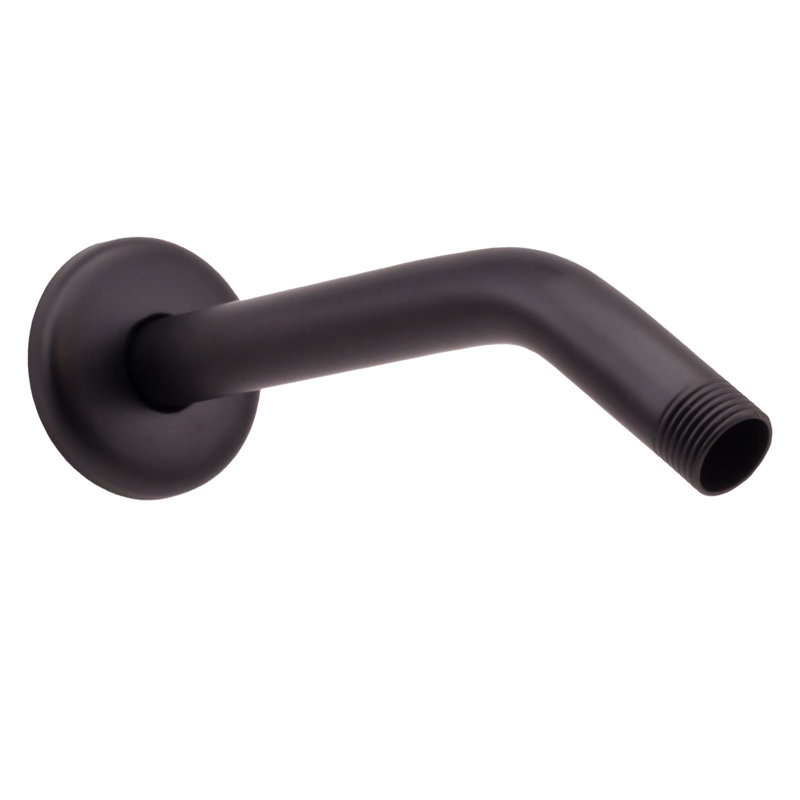 Bras de douche mural 1/2 "IPS x 8" avec bride Sure Grip, Bronze huilé
