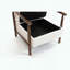 Chaise de rangement - Mid-Century moderne avec coussin de taille - Rangement caché-1884070352-1884070354