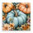 Three Pumpkins & Florals Wall Plaque, design by Creative Studio